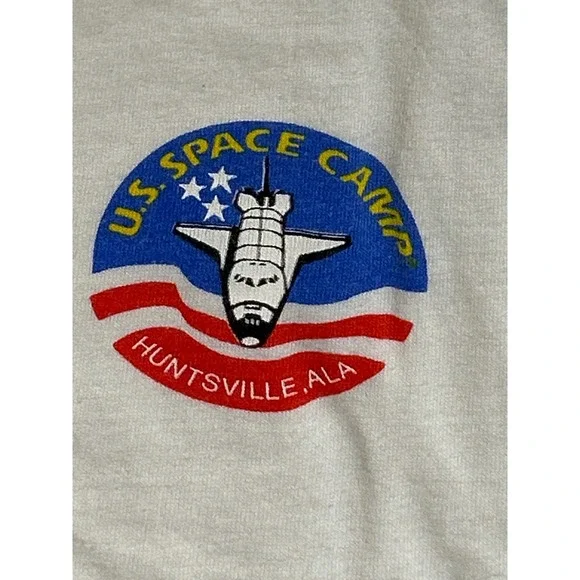 Vintage US Space Camp‎ Huntsville AL Graphic T Shirt Henly Button Tee X-Large - Picture 2 of 7